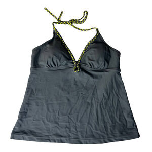 Converse One Star Women's Charcoal Gray Swim Tankini Top